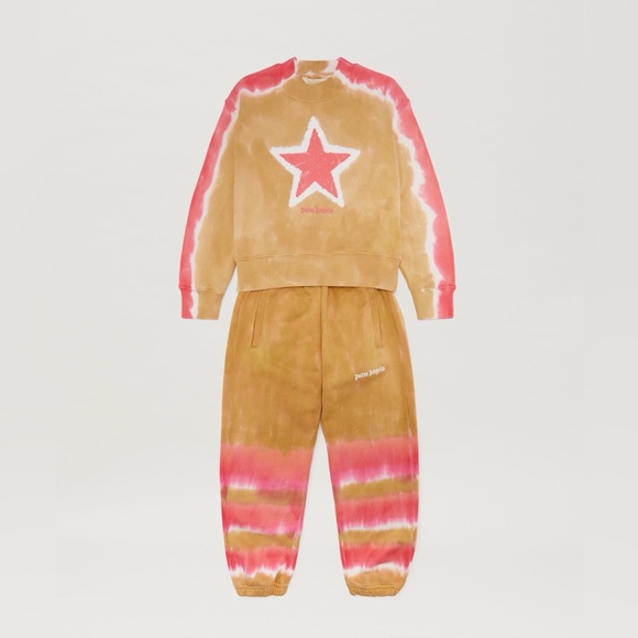 NWOT Girls Palm Angels Star Tie Dye Crewneck - Picture 4 of 16